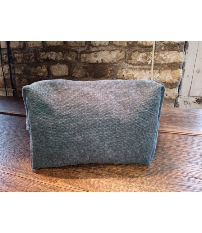Le grenier du lin trousse en lin vert sapin