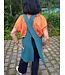 Le grenier du lin Japans schort in groen linnen