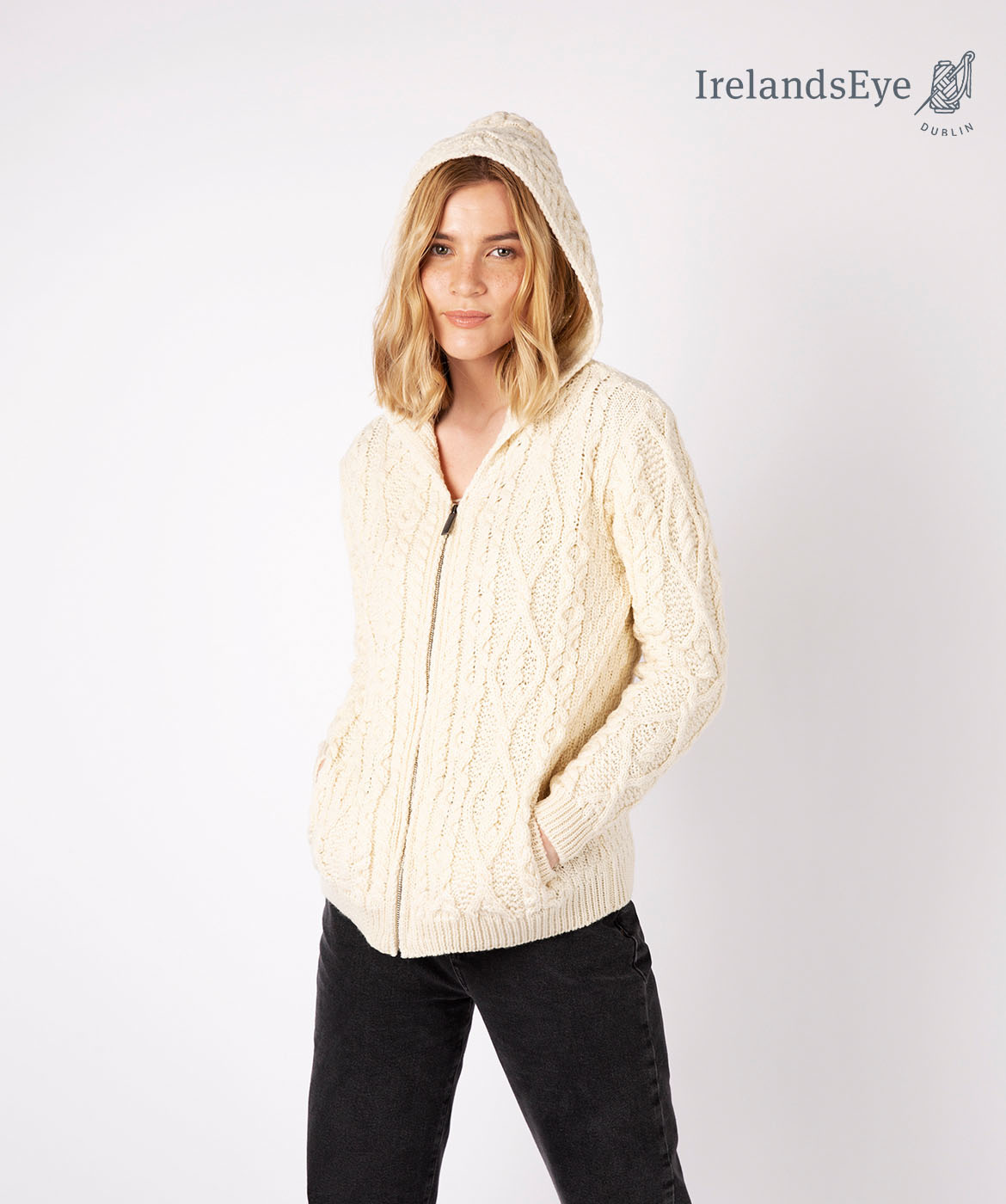 Irelandseye cardigan irlandais ash A910