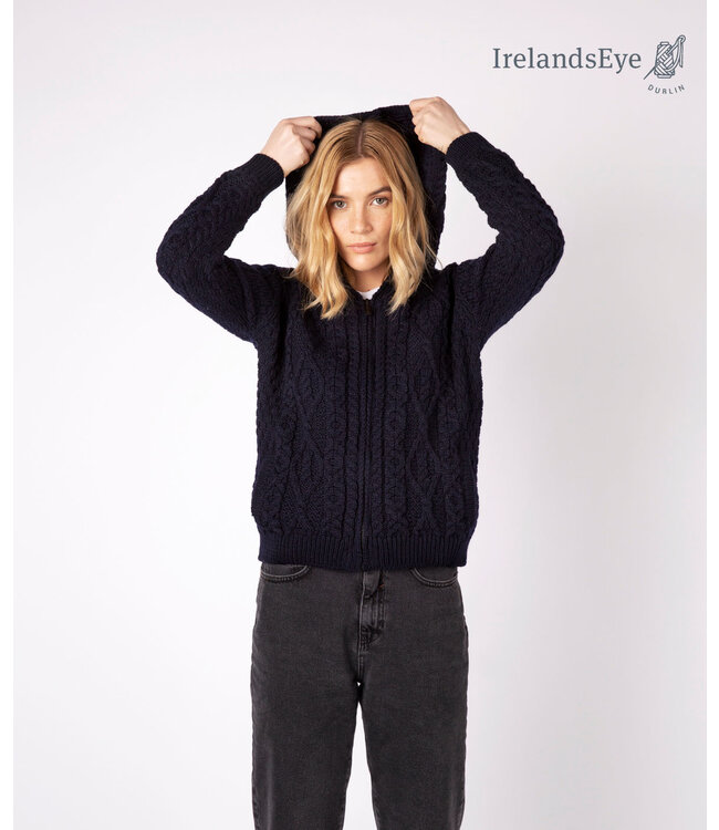 Irelandseye Cardigan irlandais "ASH / A910"