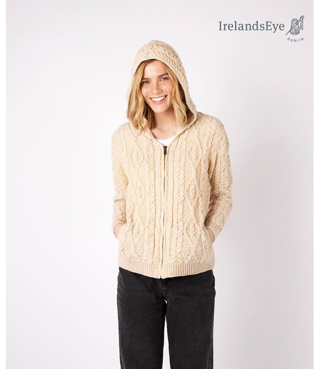 Irelandseye Cardigan irlandais "ASH / A910"