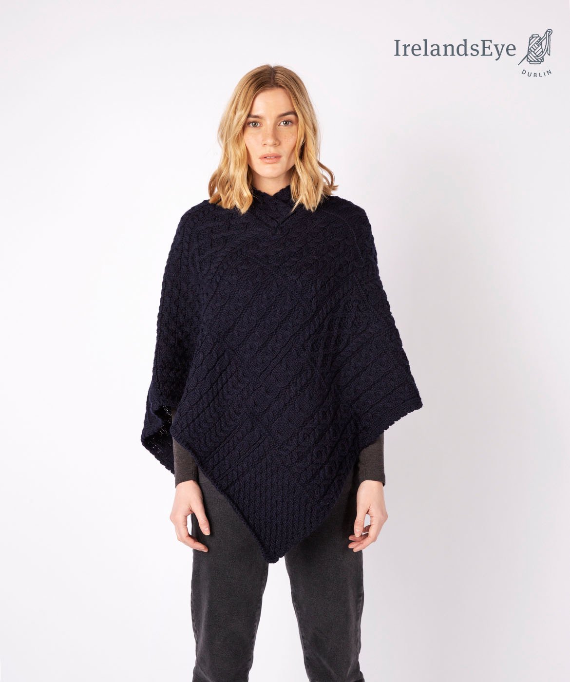 Irelandseye Irish Poncho elm A909