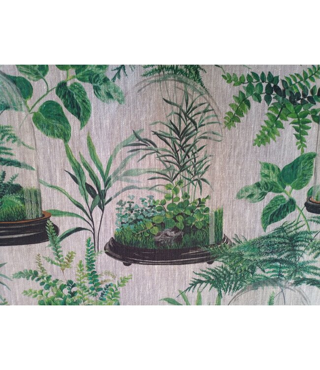Terrarium linen fabric