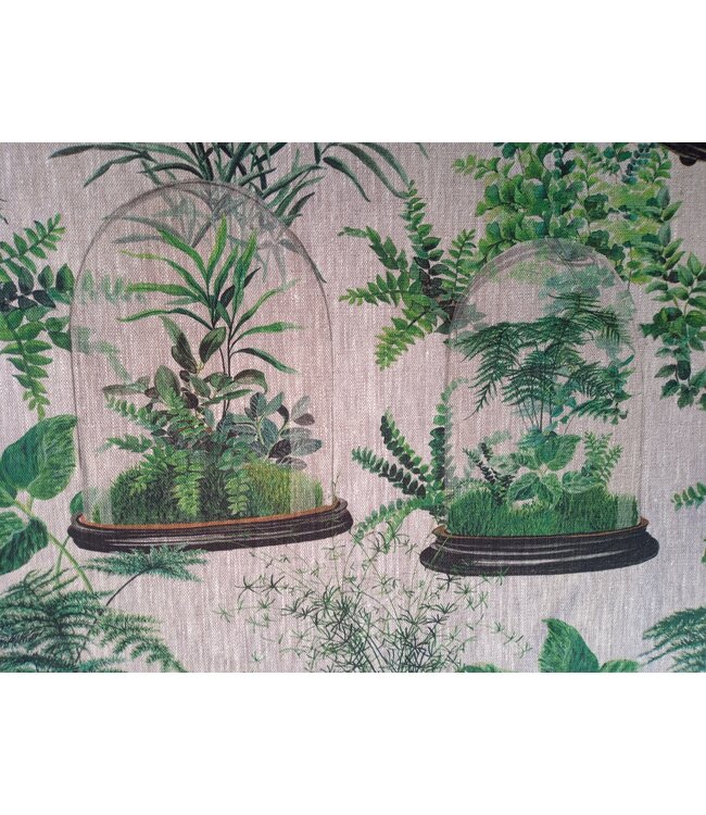 Tissu en lin  terrarium