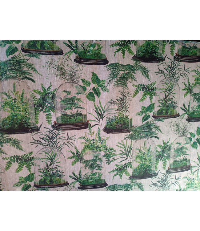 Terrarium linen fabric