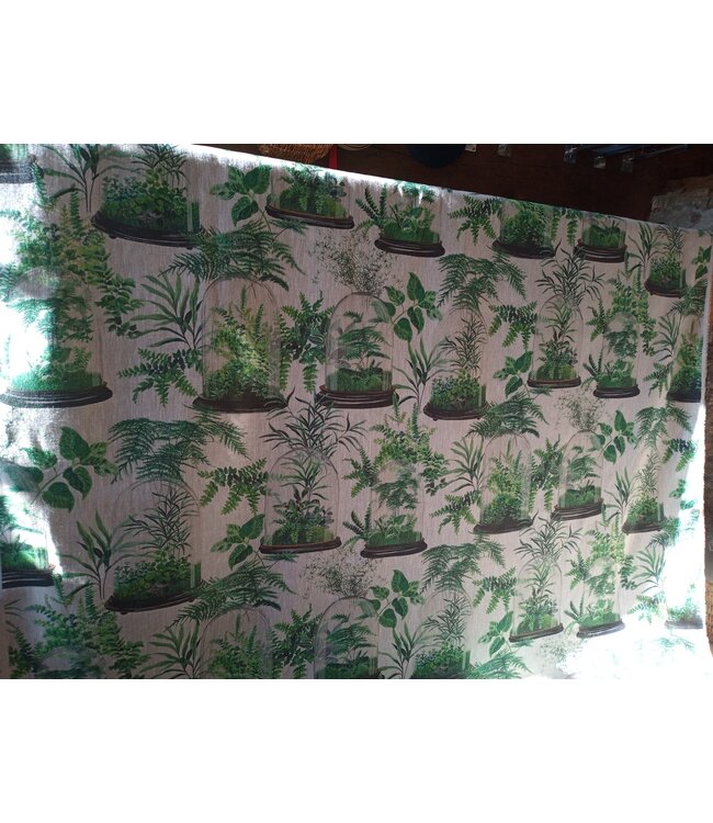 Tissu en lin  terrarium