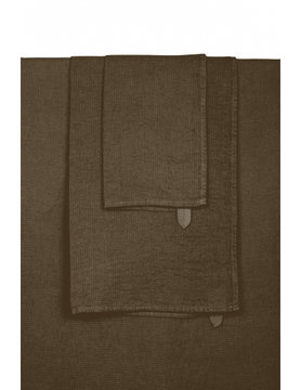 haomy tobacco linen bath towel