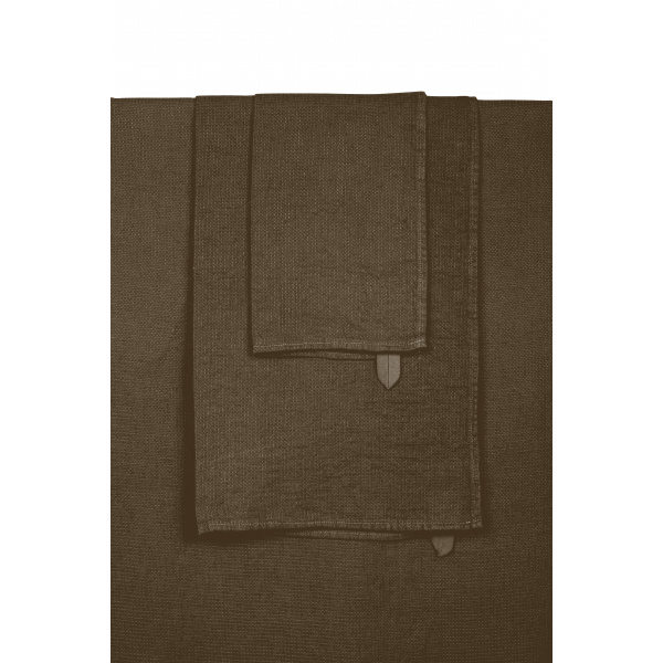 haomy tobacco linen bath towel