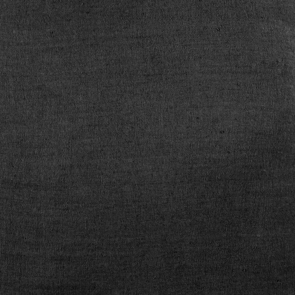 Black linen fabric