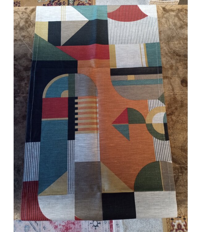 Le grenier du lin chemin de table en lin " delaunay"