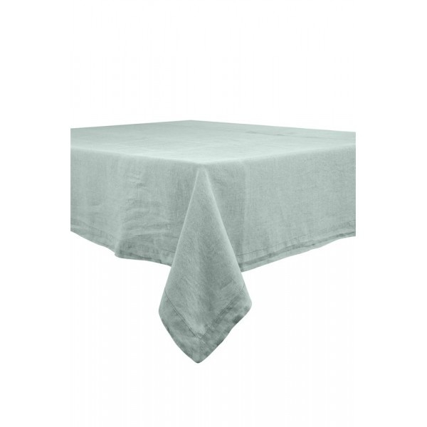 Le grenier du lin Celadon linen tablecloth