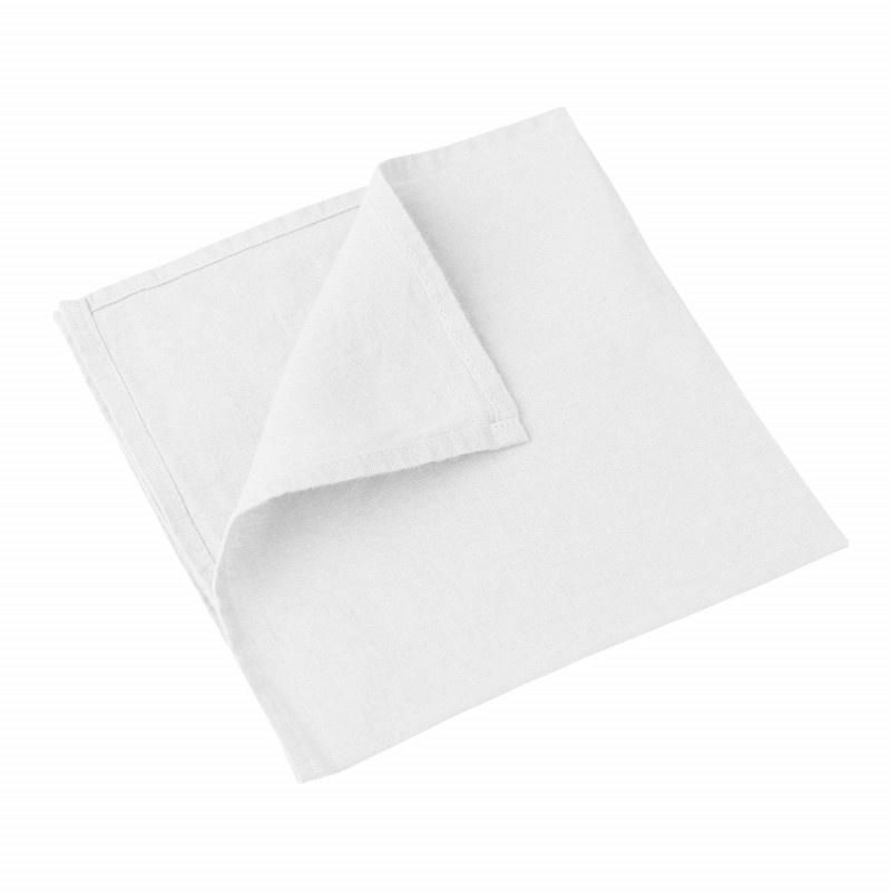 Le grenier du lin serviette de table en lin blanc