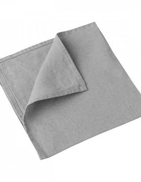 Le grenier du lin light grey linen napkin