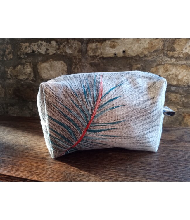 Le grenier du lin trousse en lin palmier coloré