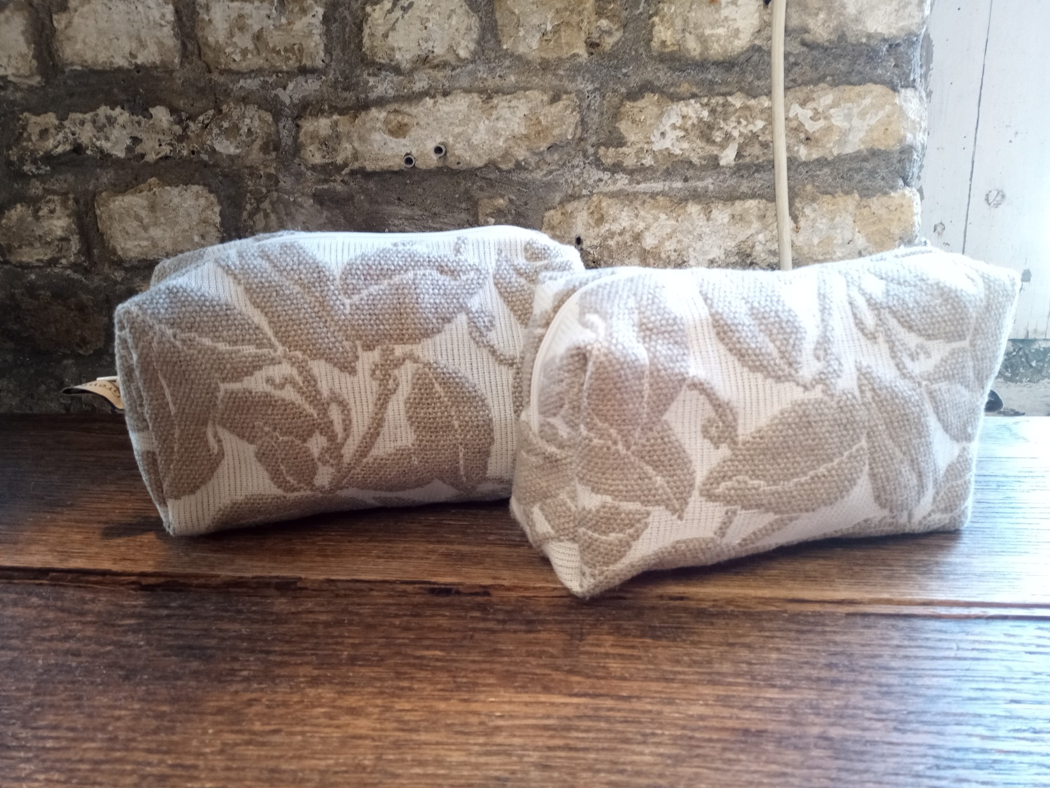 Le grenier du lin beige/linen leaf linen case