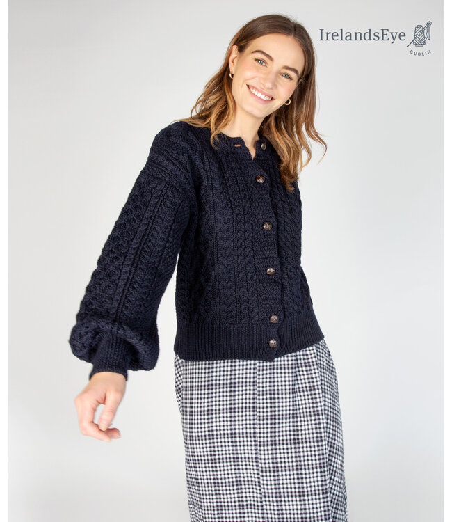 Irelandseye Cardigan irlandais "CLOVER / A950"