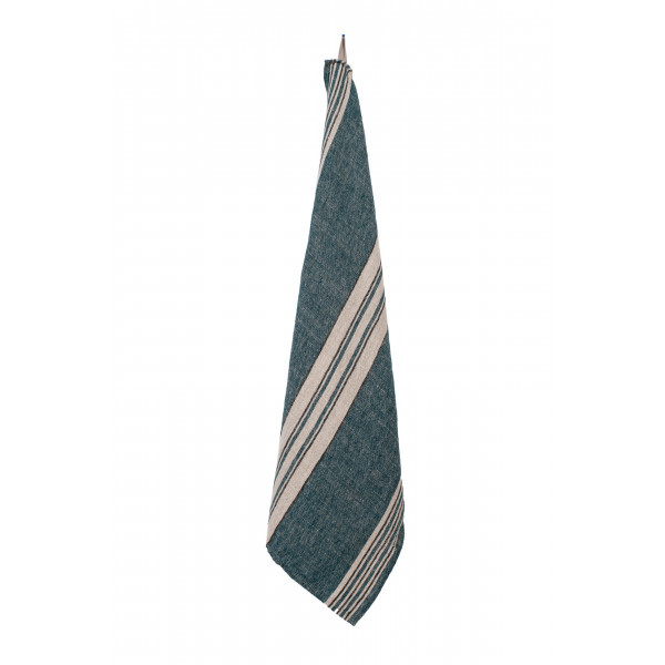 haomy Striped linen tea towel augusto