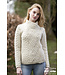 aran craft "Z4630"Iers vest met zijrits