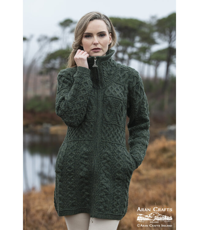 aran craft Ierse glendalough jas X4263