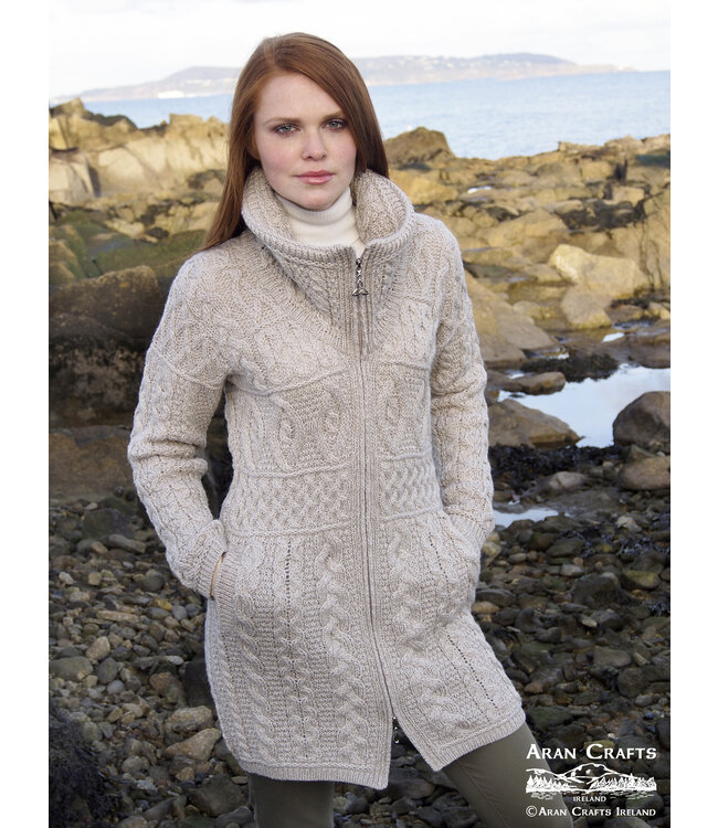 aran craft Manteau irlandais glendalough X4263