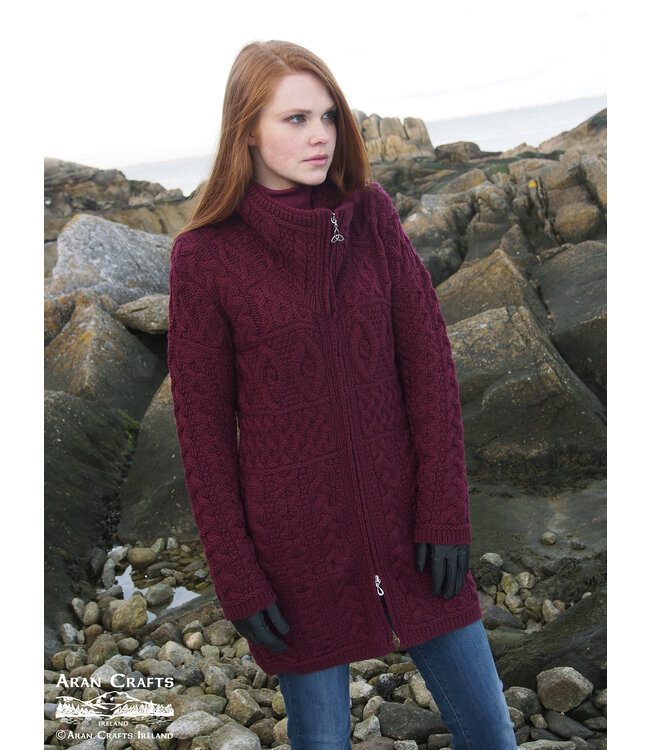aran craft Manteau irlandais glendalough X4263