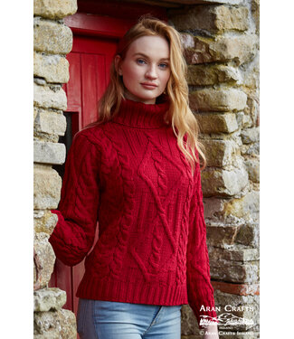 aran craft "INCH / R2080" Turtleneck Ierse trui