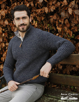 aran craft Irish trucker jumper spiddal X761