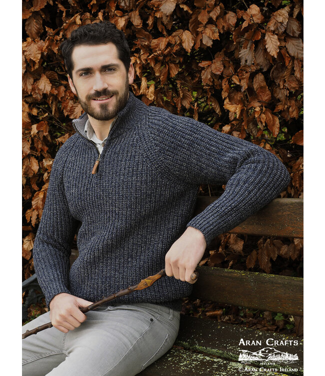 aran craft "SPIDDAL / X761" Irish trucker jumper