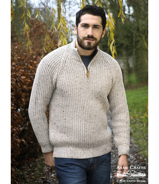 aran craft "SPIDDAL / X761" Irish trucker jumper