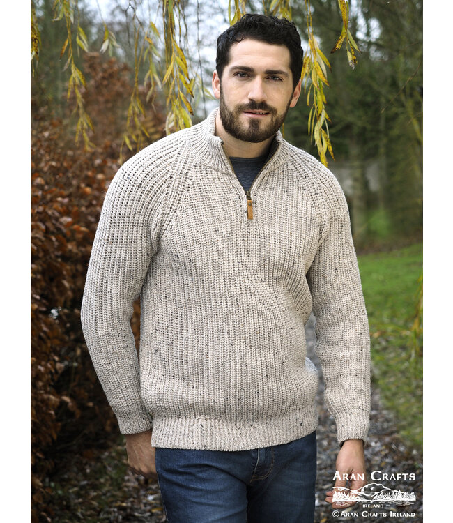 aran craft "SPIDDAL / X761" Ierse trucker trui