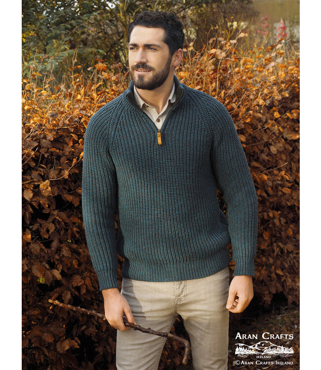 aran craft "SPIDDAL / X761" Irish trucker jumper