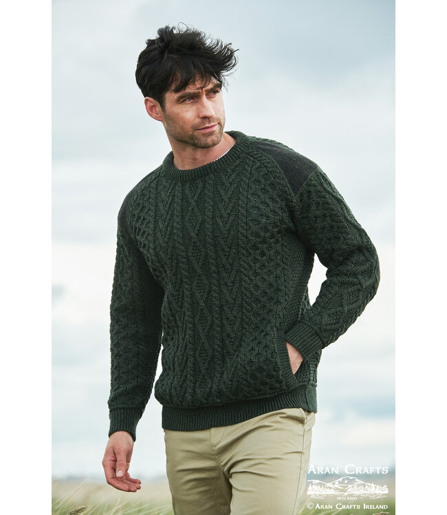 aran craft "SLIGO / T24" Round neck Irish jumper