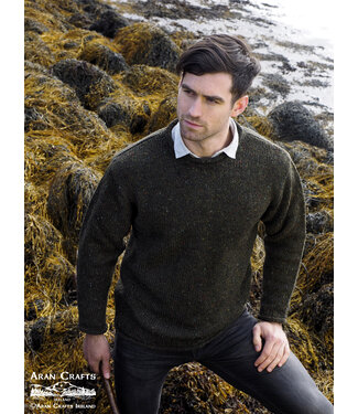 aran craft "GLENTIES / K4594" Round neck irish jumper