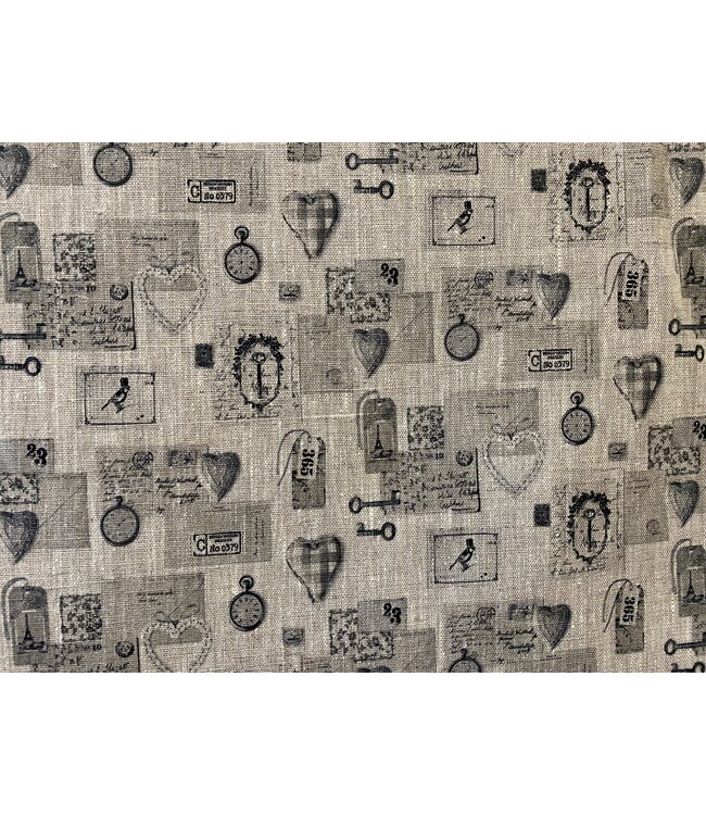 Linen souvenir fabric