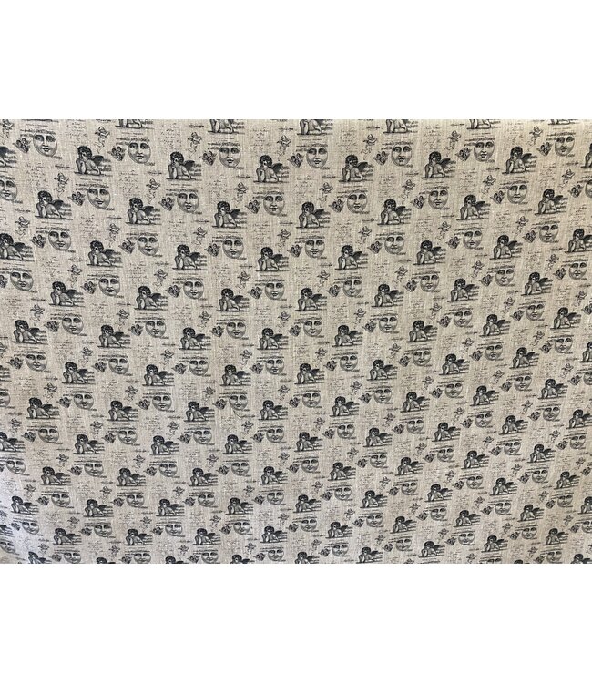 Angel linen fabric