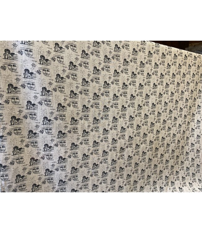 Angel linen fabric