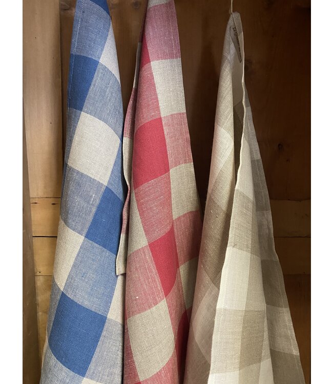 Tea towel in pure linen, large squares