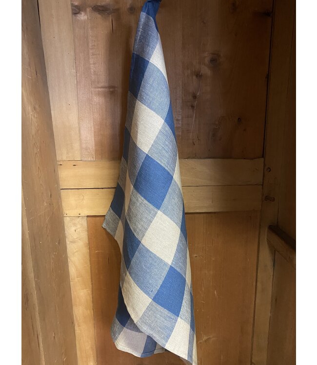 Tea towel in pure linen, large squares