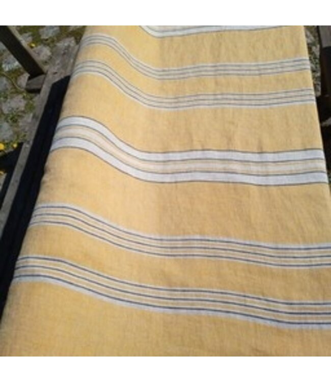 Tissu en lin rayé augusto