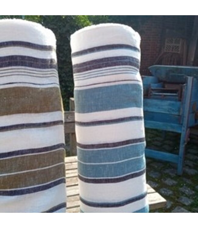 Tissu en lin rayé victorio