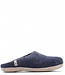 egos Blue boiled wool slippers