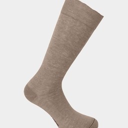 Men's high plain linen socks