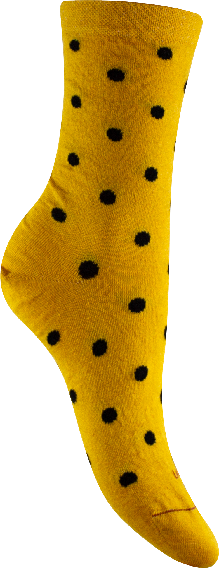 Women's high socks with linen dots