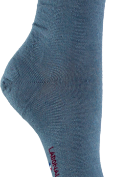 Women's high plain linen socks