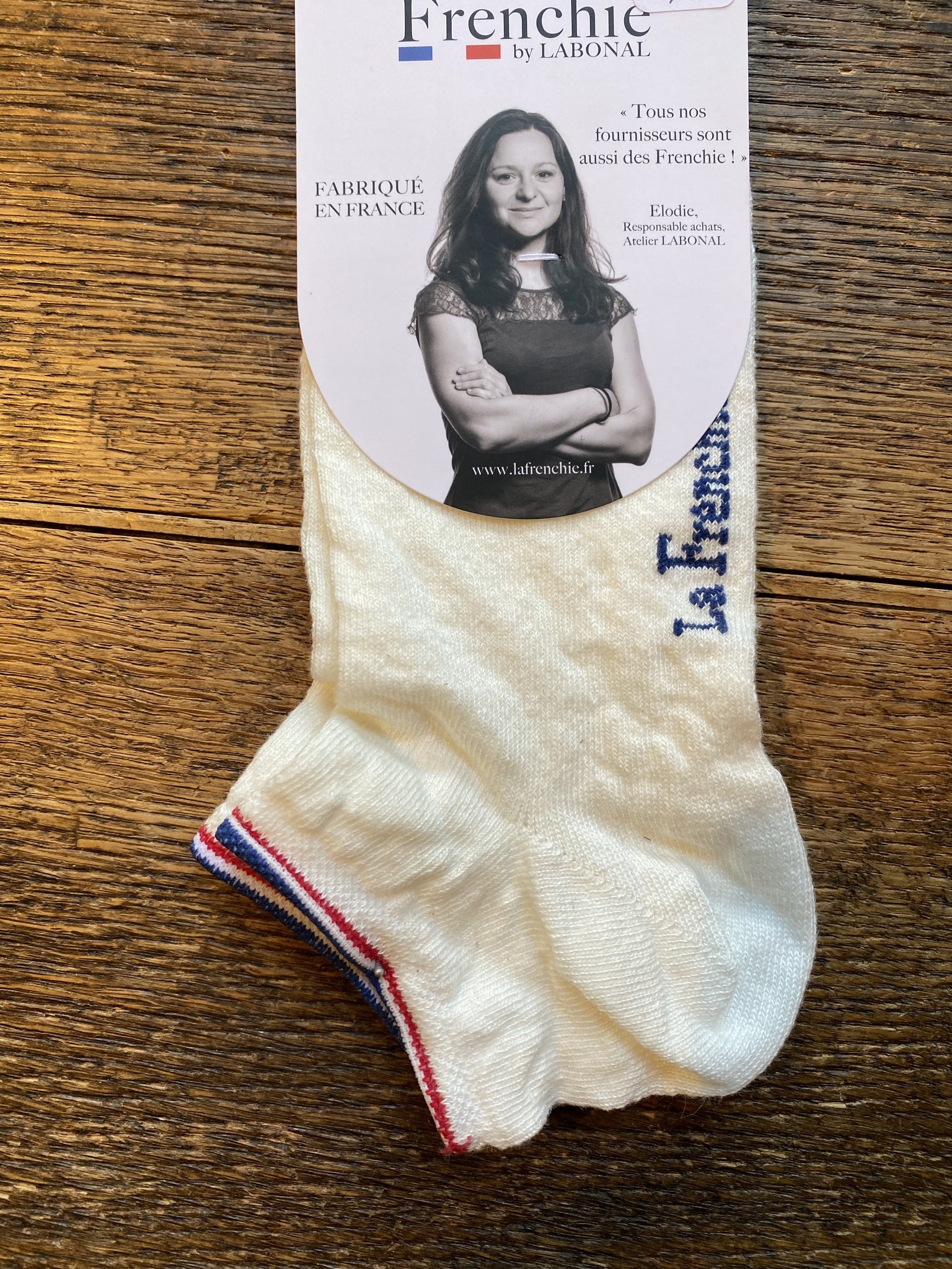 Chaussettes femmes basses  en lin la frenchie