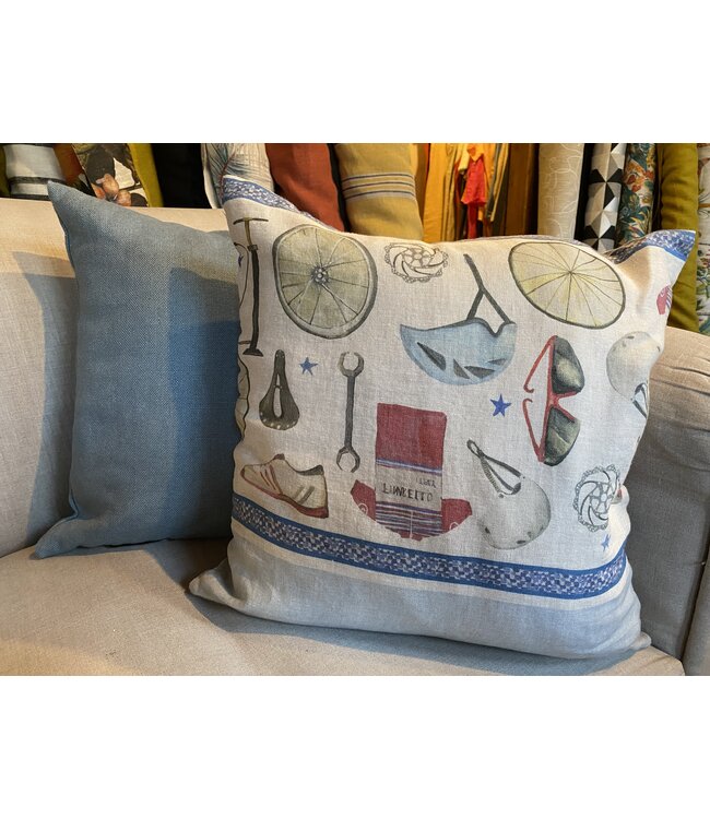 Le grenier du lin linen cushion patterns bicycle accessories