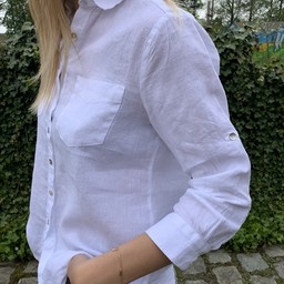 Le grenier du lin SARAH 3/4 sleeves linen blouse