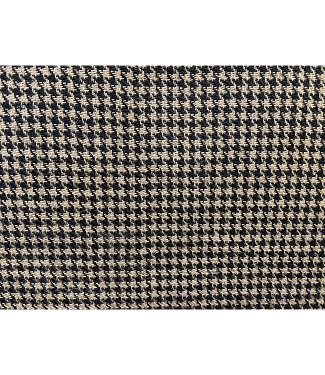 Houndstooth linnen meubelstof