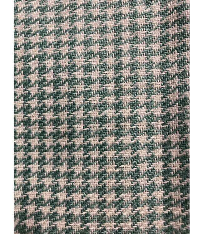 Houndstooth linnen meubelstof