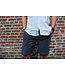 Le grenier du lin Linen Bermuda shorts Ombre Bleu